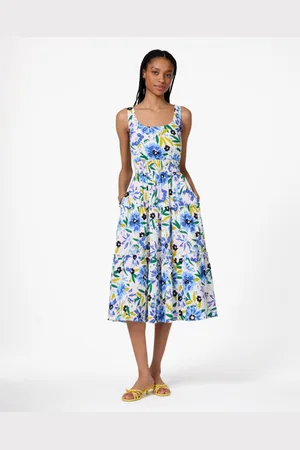 Kate Spade Womens Festive Floral Tiered Dress - - Size 12 UK