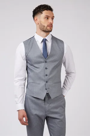Limehaus Mens Semi Plain Waistcoat - - Size 36 Regular