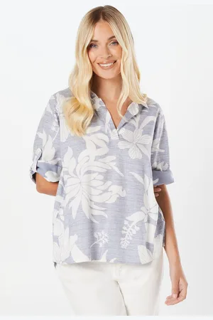 wallis Womens Petite Slub Turn Up Sleeve Overhead Shirt - viscose - Size 12 UK
