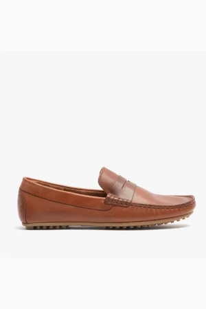 Chatham TIMOR G2 Mens Leather Driving Moccasin Shoes Dark Tan - - Size UK 7