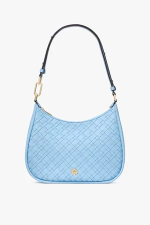 Kate Spade Womens Kayla Woven Leather Large Shoulder Bag - - One Size