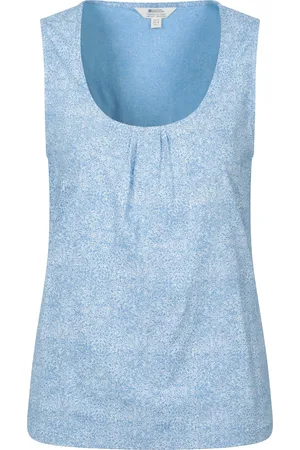 Mountain Warehouse Womens/Ladies Orchid Floral Tank Top (Pale ) Viscose - Size 8 UK