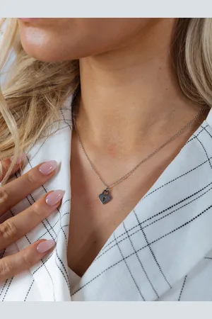 SVNX Womens Heart Keyhole Necklace in - One Size