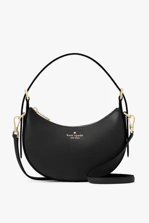 Kate Spade Womens Nova Saffiano Leather Crescent Shoulder Bag - - One Size