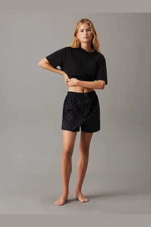 Calvin Klein CK ESTABLISHED Womens Shorts Pyjama Set - Size Large