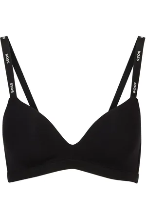 HUGO BOSS Womens Logo Straps Triangle Bra in - Size Small