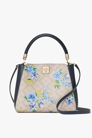 Kate Spade Womens Flower Festival Floral Toss Medium Top Handle Satchel - - One Size