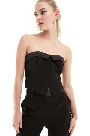 ASOS Womens tux bandeau top in - Size 8 UK