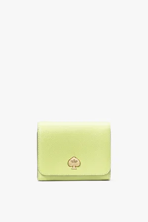Kate Spade Womens Kayla Pebbled Leather Small L-Zip Wallet - - One Size