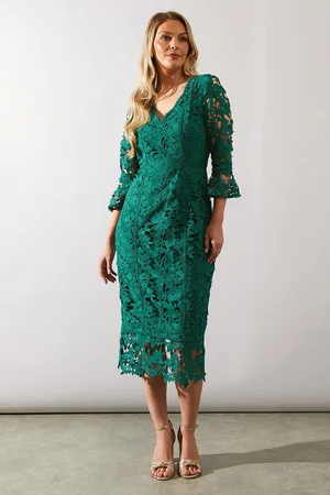 wallis Womens Tall Occasion Corsage Tailored Midi Dress - - Size 12 UK
