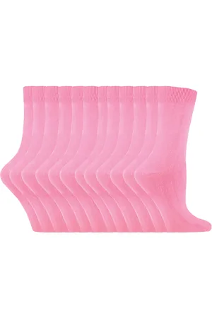 Sock Snob Womens Plain Cotton Rich Socks