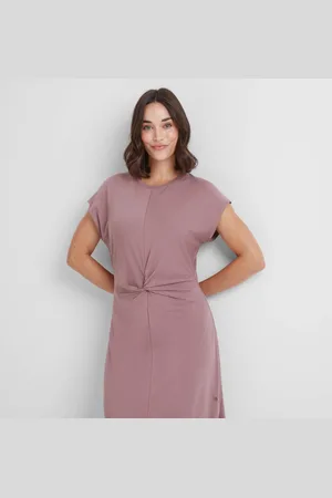 Tog 24 Claire Womens Dress - Mauve - Viscose - Size 16 UK