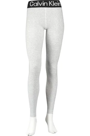 Calvin Klein Womens LOGO Waist Leggings - Size Medium