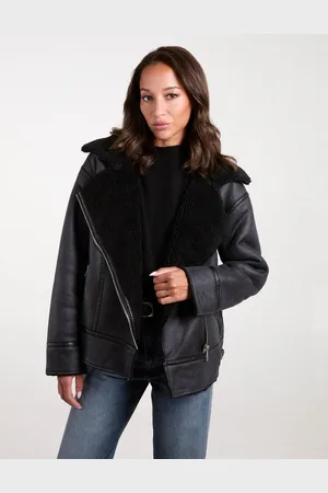 Blue Vanilla Womens Classic Aviator Jacket - - Size 8 UK