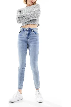 Cotton On Womens high rise skinny jeans in surfers blue denim - - Size 6 UK