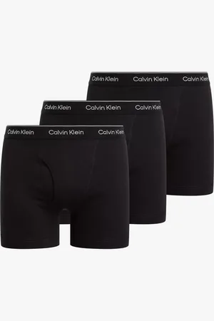 Calvin Klein COTTON CLASSICS Mens 3 Pack Boxer Briefs - Size Small