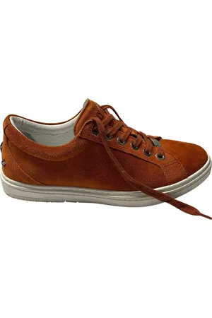 Jimmy Choo Pre-owned Womens Cash Trainers in Brown Suede - - Size 40.5 EU/IT