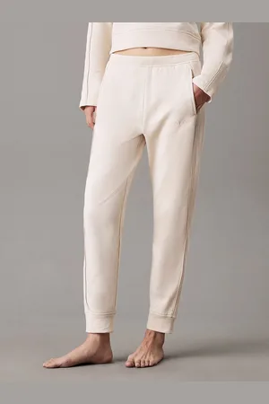 Calvin Klein TONAL LOGO LOUNGE Womens Joggers Sandshell - - Size Medium