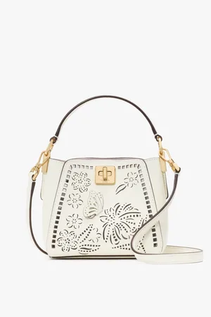 Kate Spade Womens Phoebe Festival Floral Perf Mini Top Handle Crossbody - - One Size
