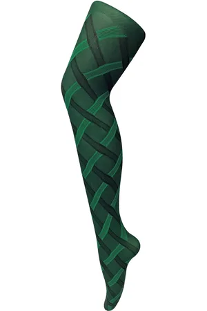 Sock Snob Womens - Ladies Coloured 80 Denier Opaque Fashion Tights - Cable - - Size Large