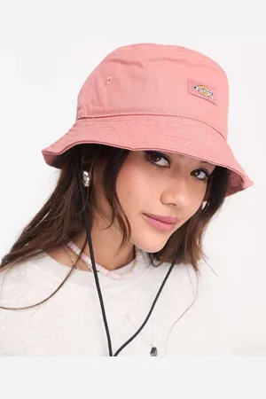 Dickies Womens Clarke Grove bucket hat in salmon -Purple - Size Small/Medium