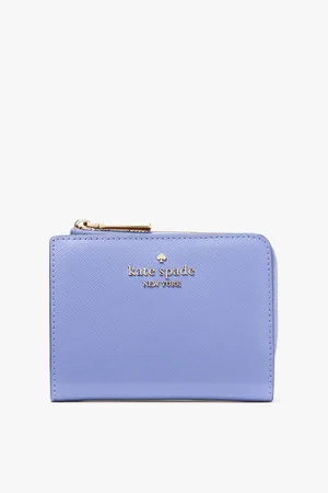 Kate Spade Womens Madison Saffiano Leather Small L-Zip Wallet - - One Size