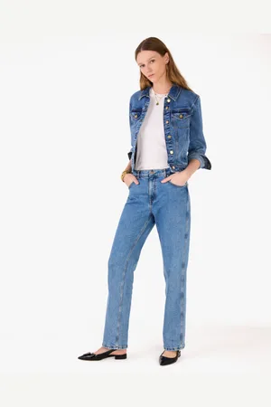 Kate Spade Womens Classic Denim Jacket - - Size Large