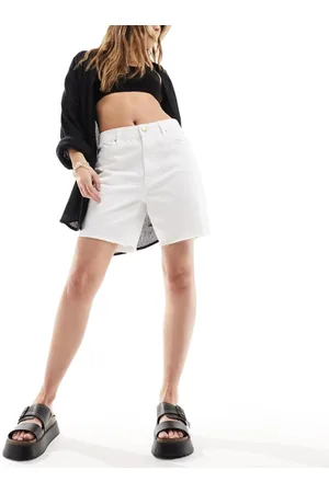 Barbour Womens denim shorts in mid wash- - Size 12 UK