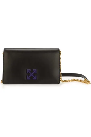 OFF-WHITE Womens Accessories Off White Jitney 0.5 Shoulder Bag in Leather - One Size
