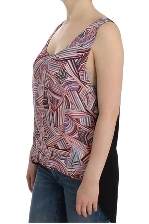 Costume National WoMens Multicolor sleeveless top - - Size Medium