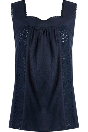 Weird Fish Womens/Ladies Chelle Organic Cotton Square Neck Vest Top - Size 18 UK