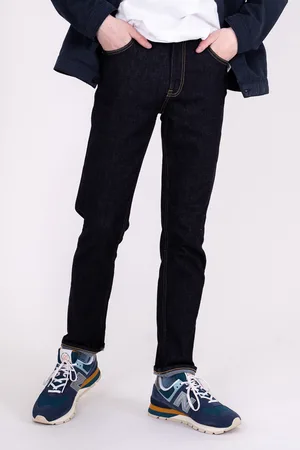 Monkee Genes Mens Dark Organic Cotton Blend Slim Fit Mid-Rise Denim Jeans - Size 32W/32L