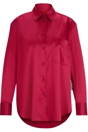 HUGO BOSS Womens Elodina Blouse in - Size 6 UK