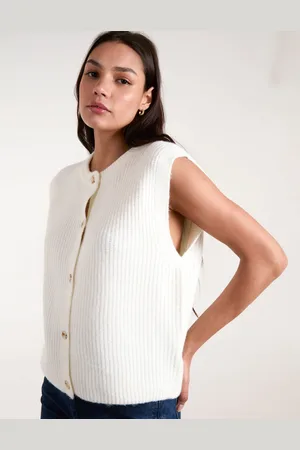 Blue Vanilla Womens Ribbed Knit Vest - - Size Small/Medium