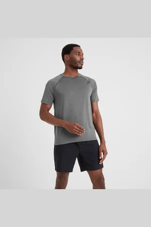 Tog 24 Durleigh Mens Tech Short Sleeve Top - Dark Marl - Size Small