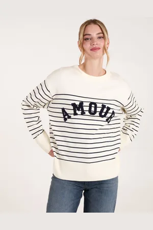 Blue Vanilla Womens Amour Towelling Jumper - - Size Large