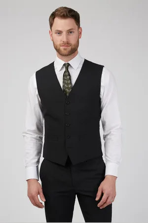 Limehaus Mens Panama Regular Waistcoat - - Size 36 Regular