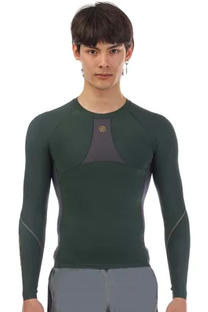 Skins Mens Series-3 Long Sleeve Top in Nylon - Size Medium