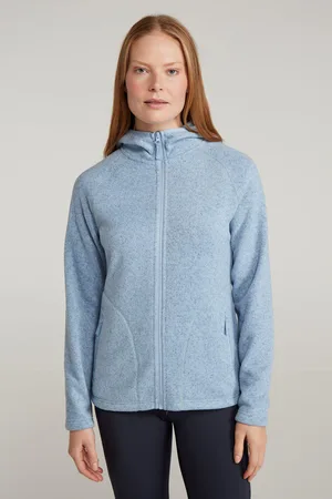 Mountain Warehouse Womens/Ladies Nevis Full Zip Hoodie (Pale ) - Size 8 UK