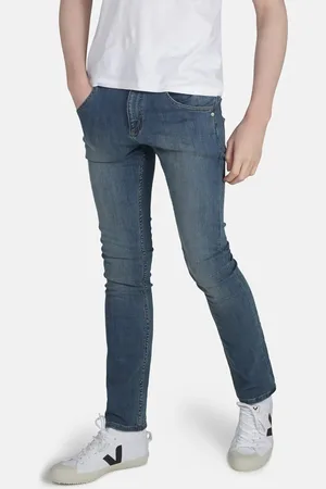 Monkee Genes Mens Organic Cotton Blend Skinny Mid-Rise Denim Jeans - Size 30W/34L