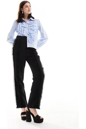 Sister Jane Womens Inherit ruffle trousers in co-ord - Size Small