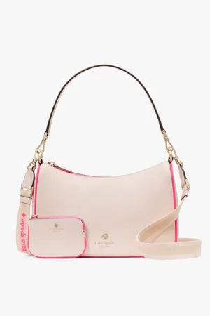 Kate Spade Womens Emma Pebbled Leather Medium Shoulder Bag - - One Size