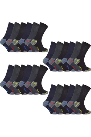Sock Snob 24 Pairs Mens Multipack Ultimate Cotton Rich Work Socks - - Size UK 12-14