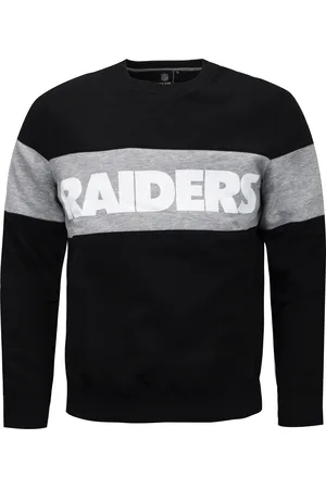 Fanatics Mens Oakland Raiders Pannelled NFL Jumper 1573MBLK1LWORA - Textile - Size Medium