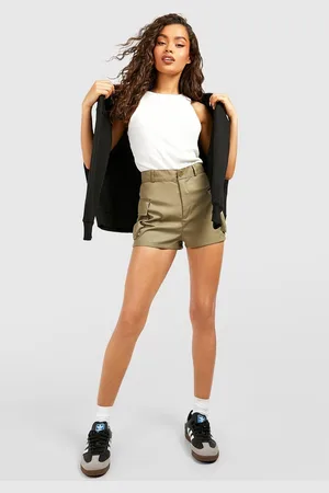 Boohoo Womens Woven Pocket Detail Cargo Shorts - - Size 8 UK