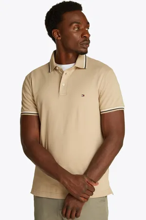 Tommy Hilfiger Tipped Slim Fit Mens Polo - - Size Medium