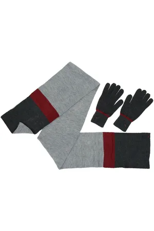 PUMA Womens Fundamentals Knit Gloves & Scarf Unisex Set - Textile - Size X-Small