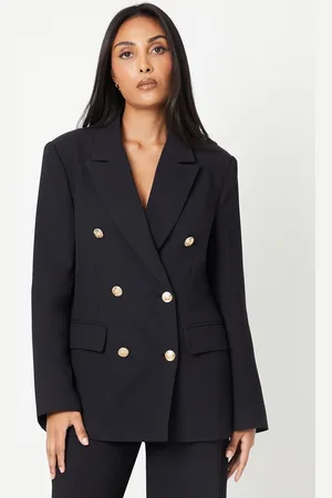 wallis Womens Petite Double Breasted Military Blazer - - Size 10 UK