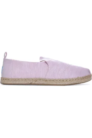 TOMS Womens Chambray Deconstructed Espadrille Pumps in Textile - Size UK 3