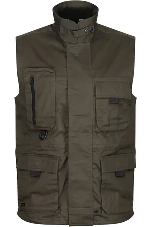 Regatta Mens Pro Utility Gilet ( Green) - Size Small